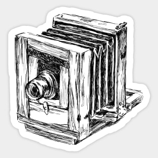 Antique Camera Print Sticker